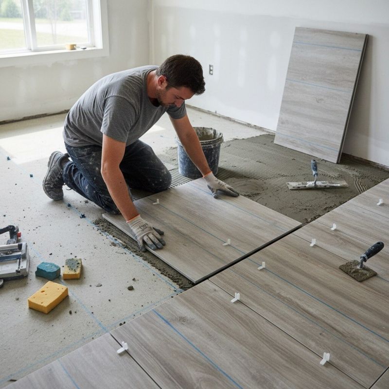 Mosaic Tile Floor Installation in Frederick, MD