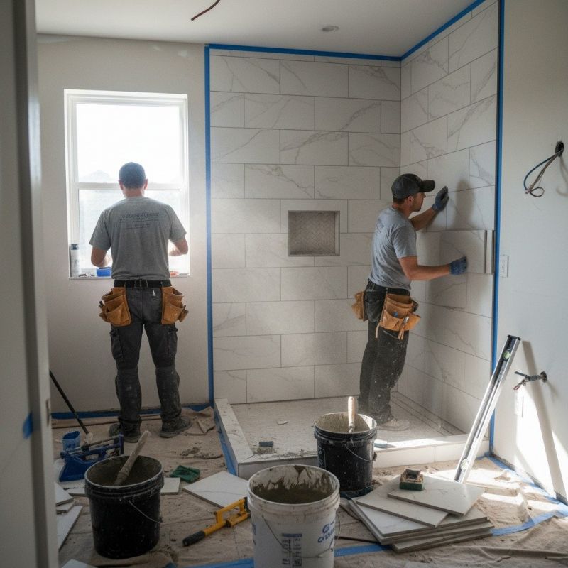 Tile Shower Floor Installation in Longmont, CO