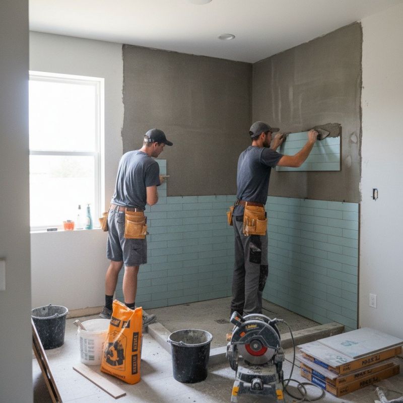 Tile Shower Floor Installation in Boise, ID