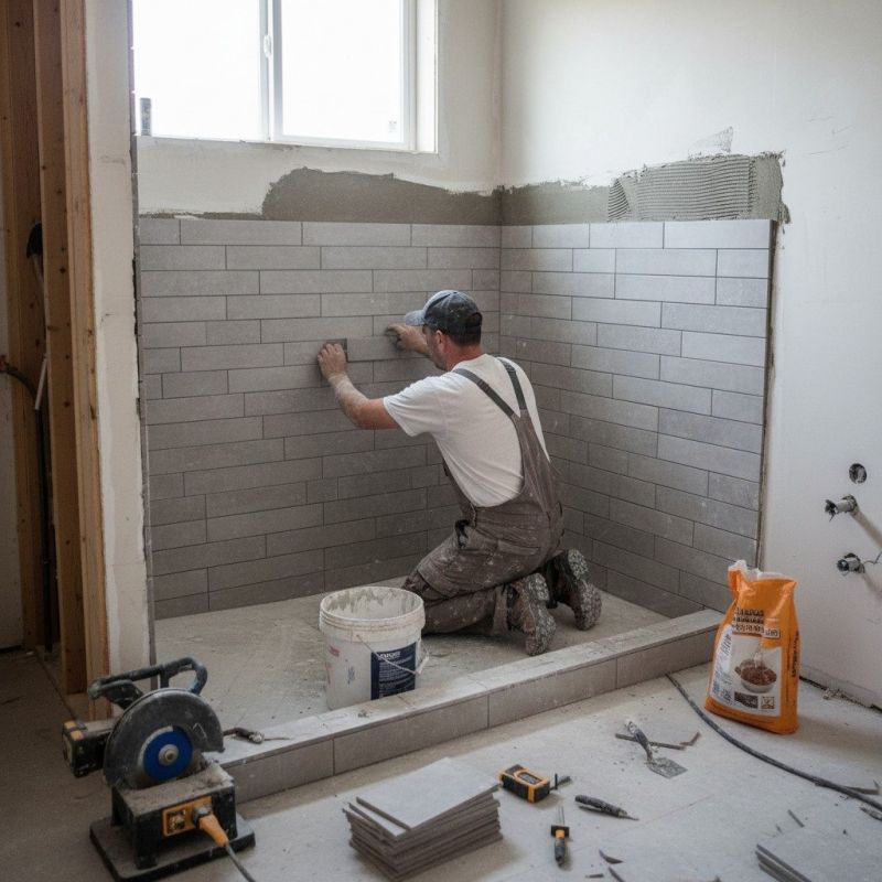 Tile Shower Pan Installation in Denver County, CO